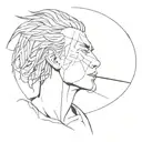 Osamu Dazai tattoo design idea