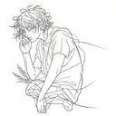 Osamu Dazai tattoo design idea