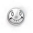 smiley face  tattoo design idea