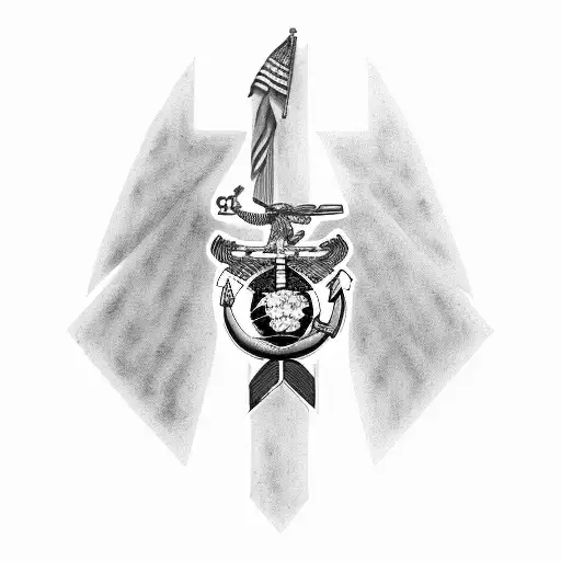 US marines tattoo tattoo design idea