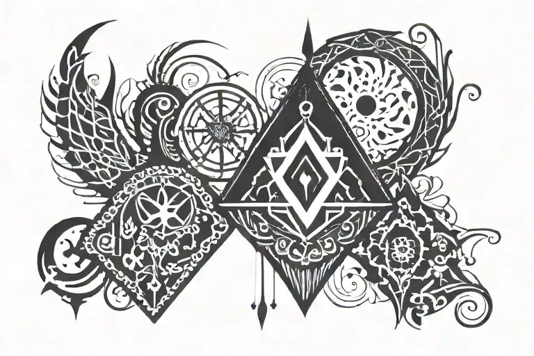 Ego is the strongest,love is the weakest Love is sweet,limerence is the enemy Never chase,only attract  tattoo design idea