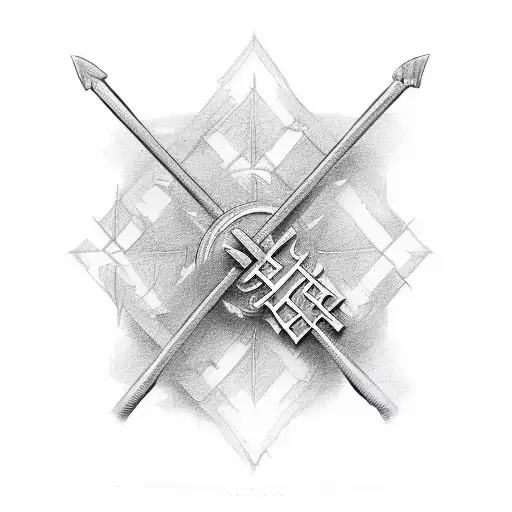 1 Cross + 3 Nails = 4Giveness  tattoo design idea