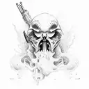 army reaper tattoo design idea