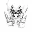 army reaper tattoo design idea