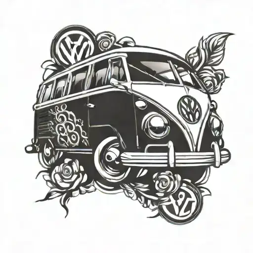 Volkswagen Logo tattoo design idea