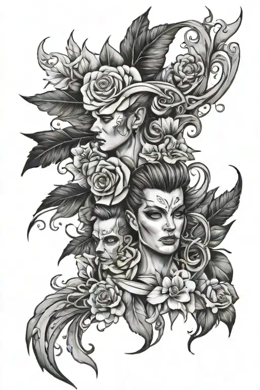 working on a masterpiece i havent quiet finished it yet tattoo design idea