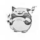 Snorlax tattoo design idea