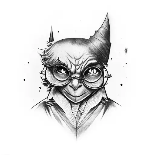 harry potter sleeve tattoo design idea