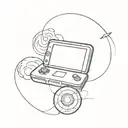 Gaming portals tattoo design idea