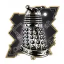 Dalek from Dr Who Laughs tattoo design idea