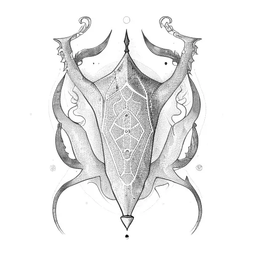stingray tattoo design idea