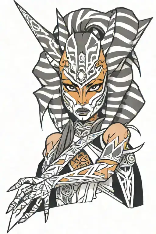 Ahsoka Tano tattoo design idea
