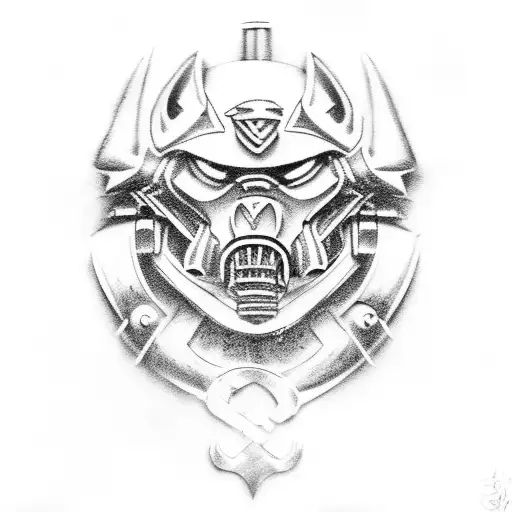 Warhammer 40k, Space Marine, Space Wolves tattoo design idea