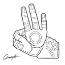 Infinity Gauntlet tattoo design idea