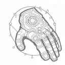Infinity Gauntlet tattoo design idea