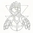 Infinity Gauntlet tattoo design idea