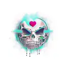 emo tattoo design idea