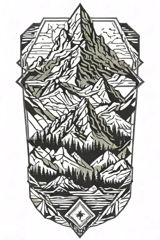 Mountain Infantry tattoo design idea