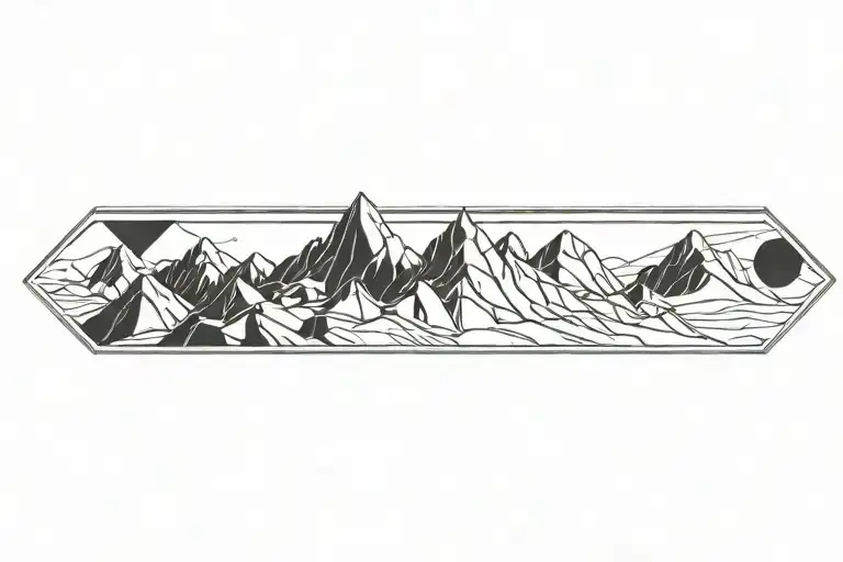 Mountain Infantry tattoo design idea
