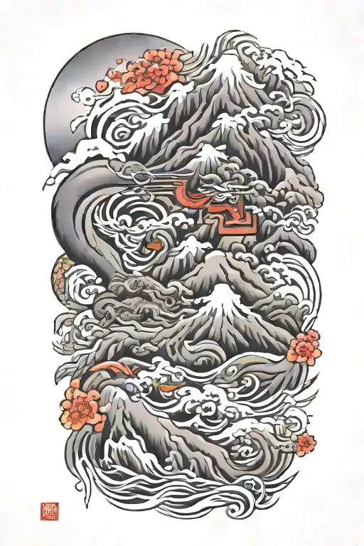 Mountain Infantry tattoo design idea