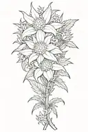 Edelweiss tattoo design idea