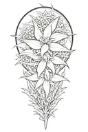 Edelweiss tattoo design idea
