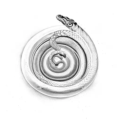 shiv snake trishul tattoo design idea