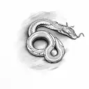 shiv snake trishul tattoo design idea