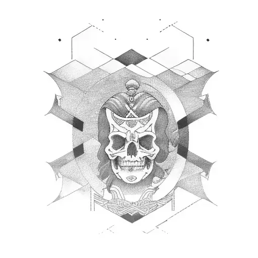 stoicism black ink left arm sleeve  tattoo design idea