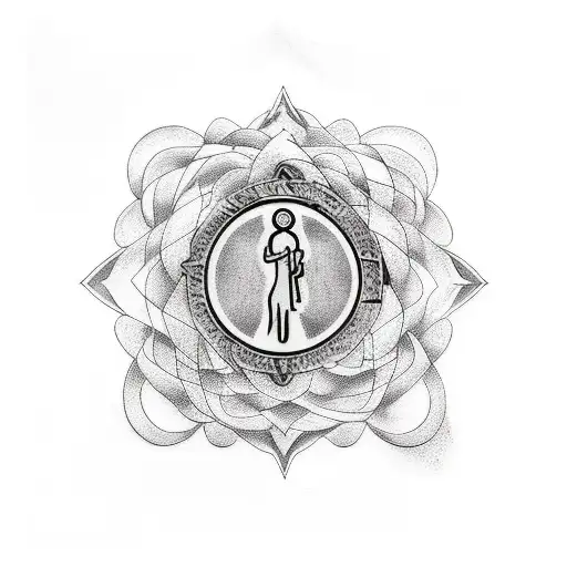  A tattoo design that features a powerful feminist symbol, such as a raised fist or Venus symbol tattoo design idea