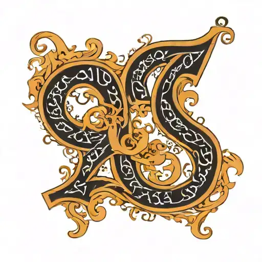 the numbers 1972 1976 2001 in arabic numbers tattoo design idea