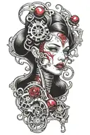 ruby da cherry tattoo design idea