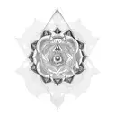 renaissance, chakra, body positive, meditation  tattoo design idea