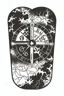 vegvisir tattoo design idea