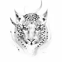 Animal Print tattoo design idea