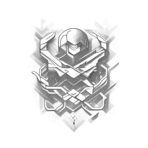 Initials JJ tattoo design idea