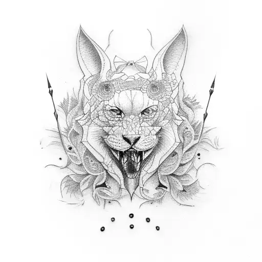 concha tattoo design idea