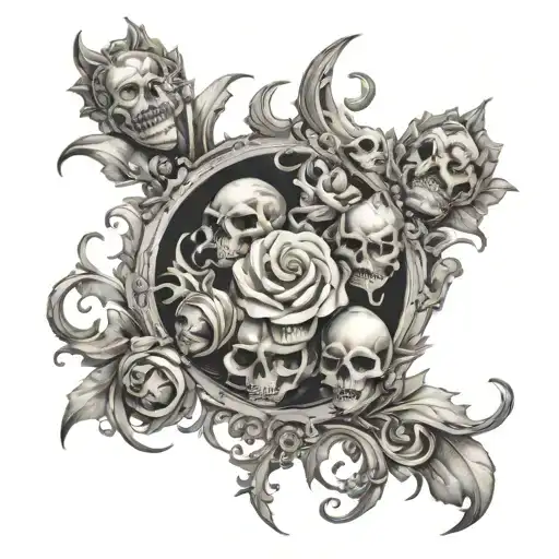 seven deadly sins tattoo design idea