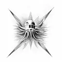 ikarus falling from the sky to hell tattoo design idea