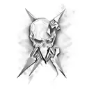 scissors tattoo design idea