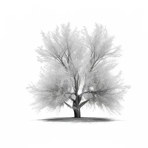 willow tree  tattoo design idea