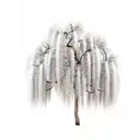 willow tree  tattoo design idea
