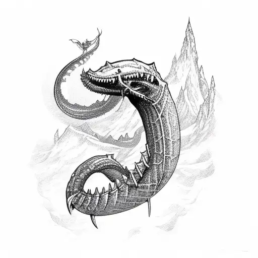 leviathan tattoo design idea