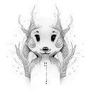 open water swimmer tattoo design idea