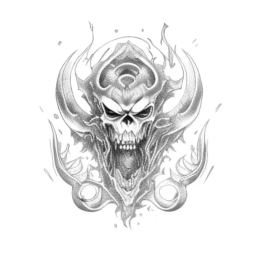 shinigami tattoo design idea