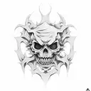 shinigami tattoo design idea