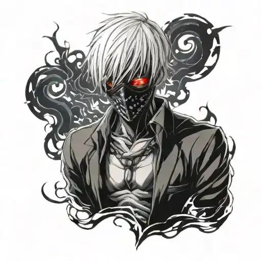 al kakujas of kaneki ken tokyo ghoul tattoo design idea