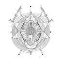 bio mechanics arm sleeve  tattoo design idea