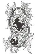 birthdate 7 13 2001 tattoo design idea