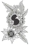 birthdate 7 13 2001 tattoo design idea